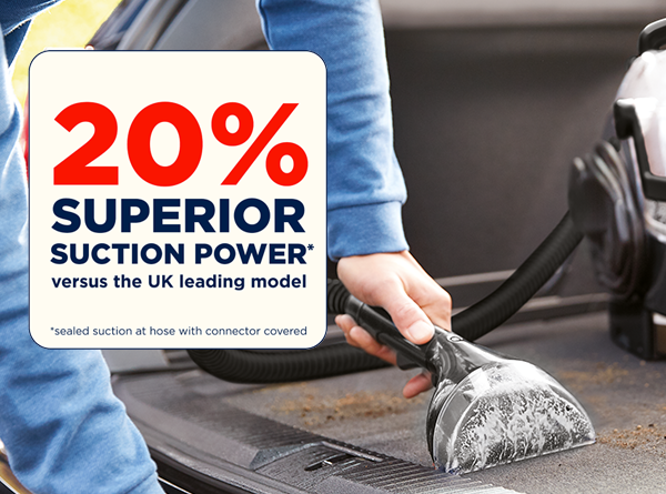 20% Superior Suction*