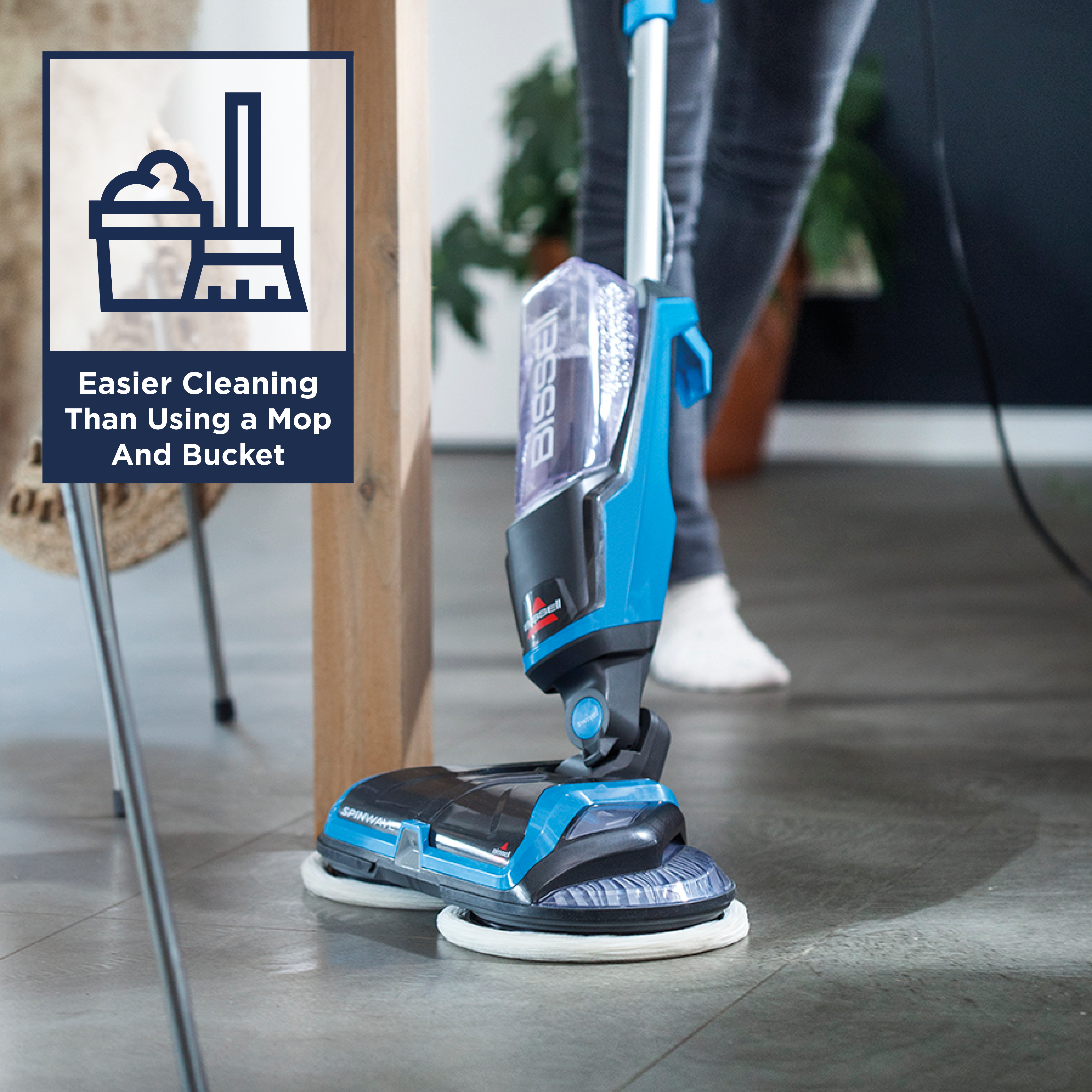 Safe on sealed hard floors